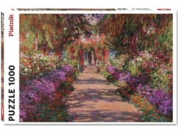 Puzzle PIATNIK Monet: A Pathway in Monets Garden (Edad Mínima: 8 Años - 1000 Piezas)