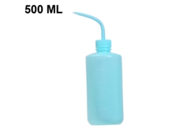 Botella de riego de plástico de 500 ml, tipo exprimible, para jardinería.