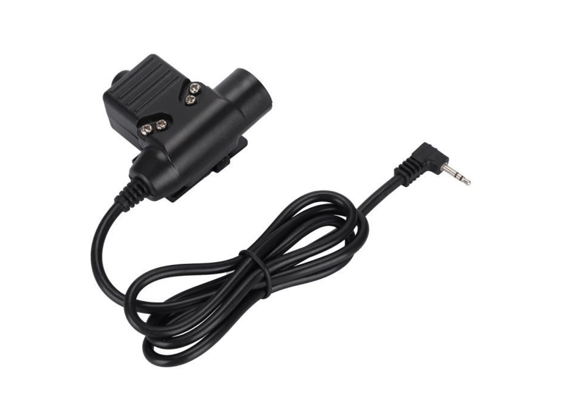 Cable HURRISE Ptt Ppt para Walkie Talkie Cable Ppt Multifuncional de 2 5 Mm de Orificio Único para Radio de Sonido Walkie Talkie