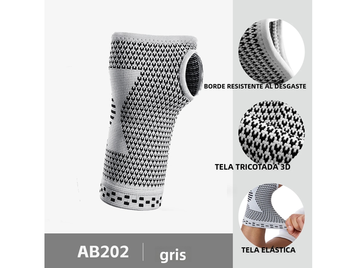 (xl) Muñequeras De Gimnasia Y Deporte Con Guantes De Compresión Que Incorporan Soporte De Tubo De Muñeca Ajustable.