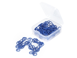 20 Clips De Papel Nota Musical Hierro Marcapáginas Utensilios De Oficina Cute Azul Suministros De Papelería