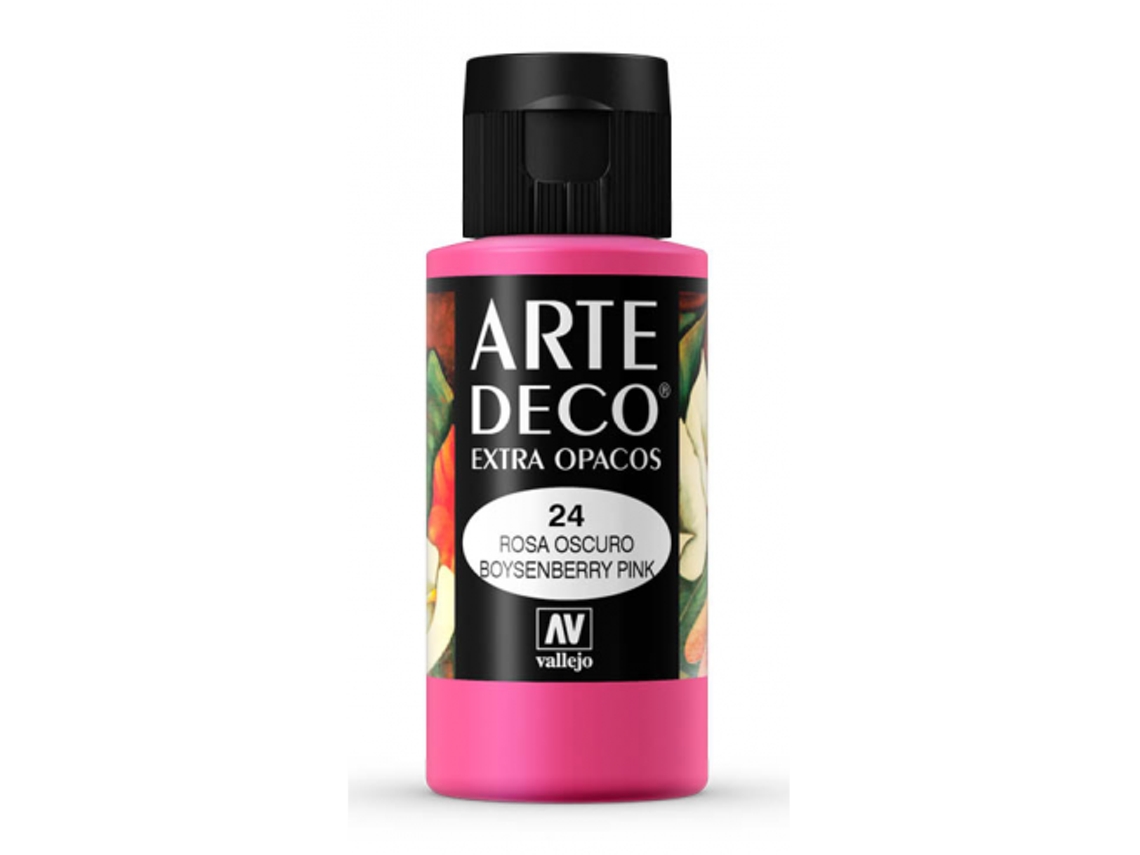 Pintura Acrilica Arte Deco Vallejo 60 Ml (Rosa Oscuro 24)