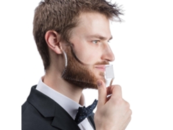 Kit Para El Cuidado De La Barba Masculina: Aceite, Bálsamo, Peine, Cepillo, Tijeras Y Guía De Recorte (6 Piezas)