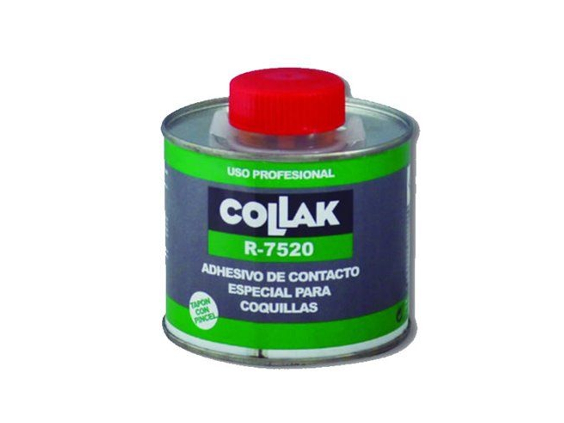 COLLAK 148500TP Adhesivo contacto R-7520 coquilla tapón pincel 500ml