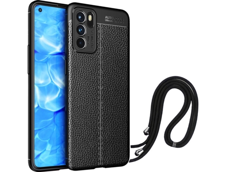 Carcasa Oppo Reno6 Rugged Leather Negro BD-BKHC