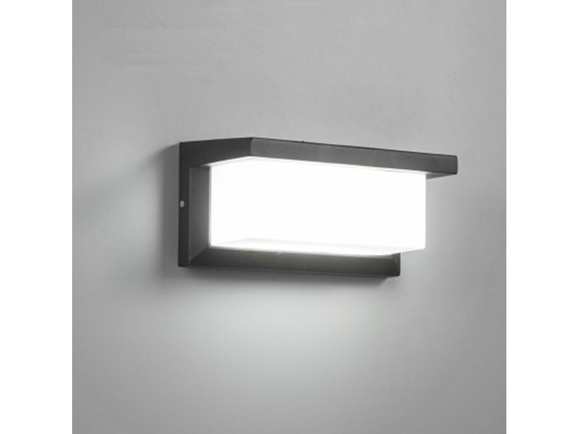 Aplique De Pared Led Moderno Para Exteriores De 12 W, Resistente Al Agua Y Fabricado En Aluminio.