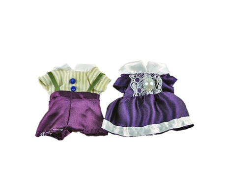 Familia de Animales Del Bosque, Casa de Niña Fingida, Ropa de Conejo Muñeca, Accesorios de Juguete F