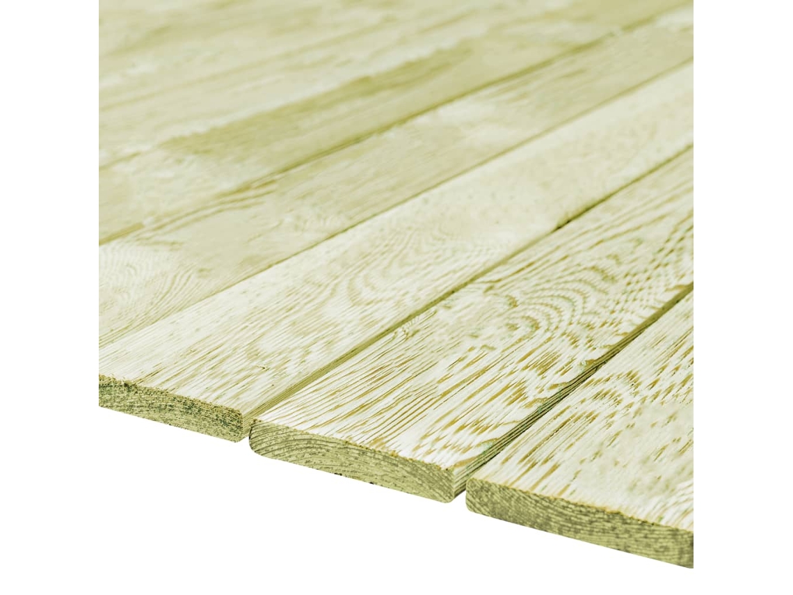 vidaXL Tablas para terraza 24 uds madera de pino impregnada 2,88 m² 1m