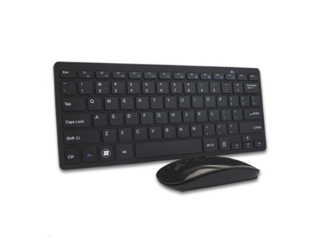 Teclado CROSSMANXI-STORE 2.4G Inalámbrico + Ratón Negro (Inglés)