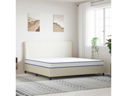 Colchón De Espuma Viscoelástica Blanco 200x200x17 Cm Suave