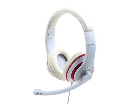 Auriculares con Micrófono GEMBIRD Mhs-03-Wtrd Blanco