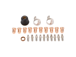 Kit De Consumibles Para Cortadora De Plasma Yeswelder Cut 55ds Pro Cut 65ds Ipt40 Con Punta De Electrodo Y Boquilla.