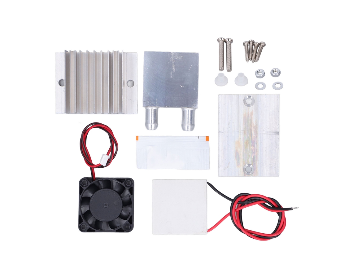 Kit de bricolaje para radiador de agua, refrigeración de semiconductores, 12 V