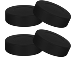 4 Rodillos De Entrenamiento De Goma Suave Para Práctica De Hockey Sobre Hielo, Con Fricción Suave.