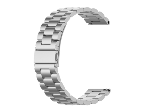 Correa de acero inoxidable tres cuentas 22mm para Huawei Watch 3/Watch 3 Pro - plata