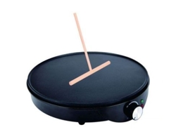Máquina de crepes Pritech Pbp 835 negra de 1000 W