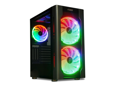 Caja Semitorre ATX IBOX CHIRON ZH68 (Negro - ATX - Mini-ITX - mATX - Midi-Tower)