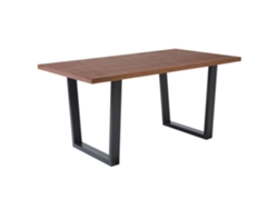 Mesa de comedor BELIANI Austin de MDF Madera oscura 90x160x76