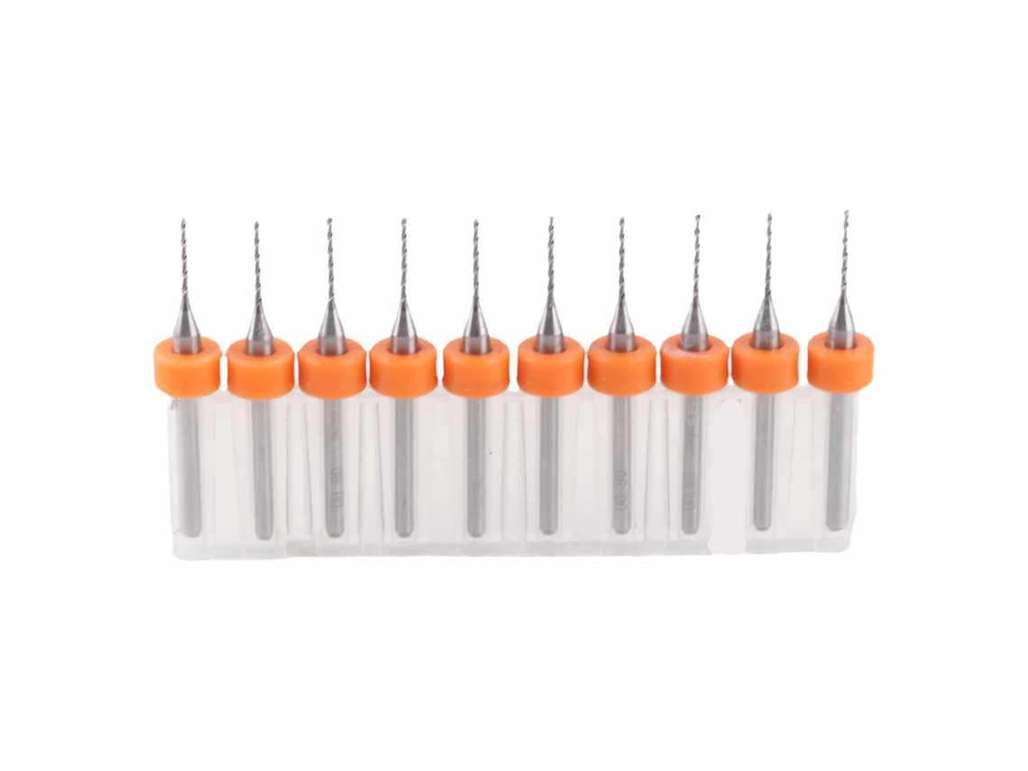 Juego De 10 Mini Brocas De 0,8 Mm De Acero De Tungsteno Para Reparación De Relojes Y Herramientas De Carpintería.