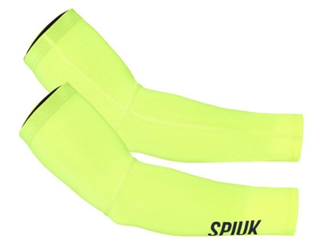 Manga para Hombre SPIUK Manguitos Xp Amarillo para Ciclismo (XS - S)