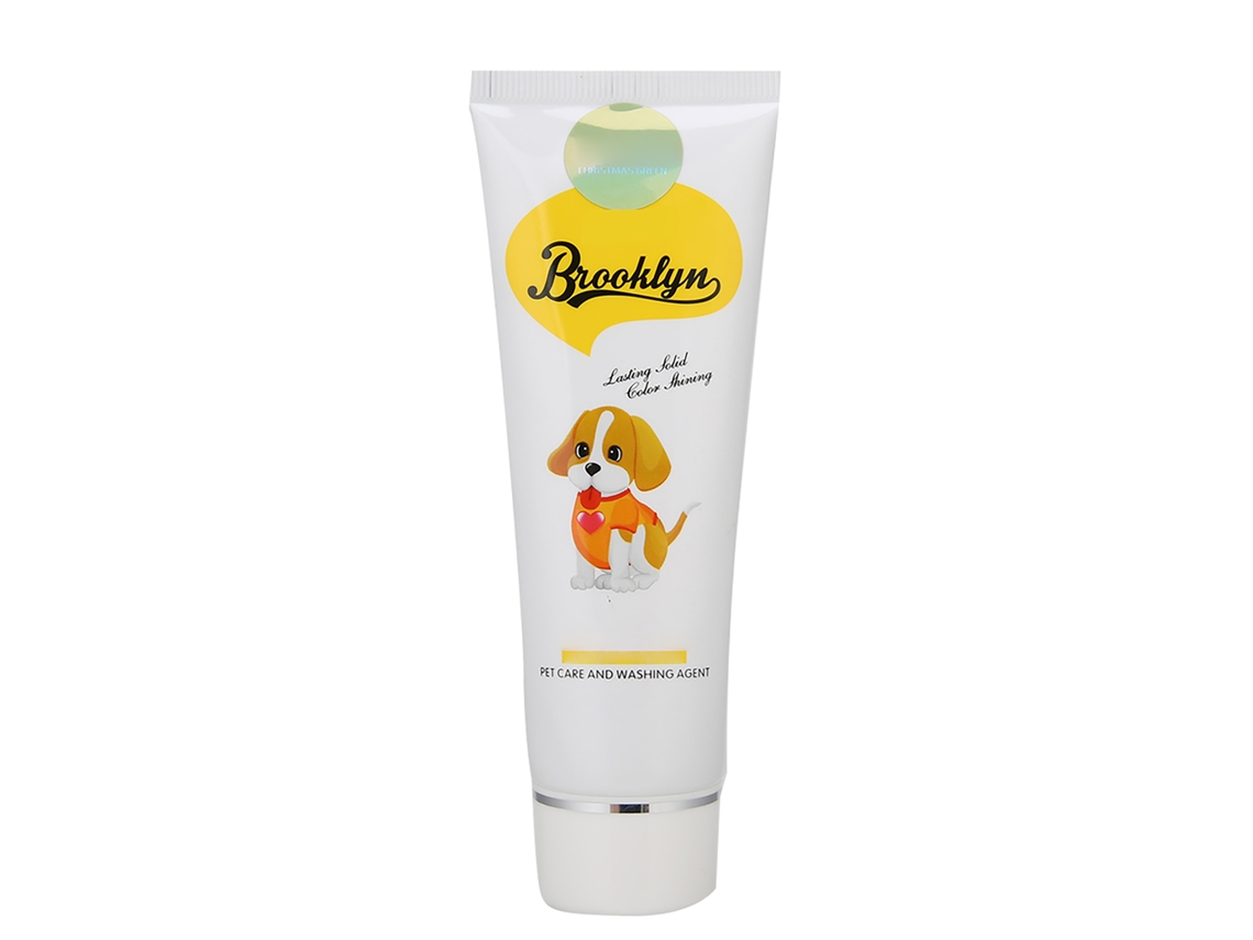 Creme De Tinte Para Pelos De Pets 80g Tinta Profissional Para Cães E Gatos Cor Verde De Natal
