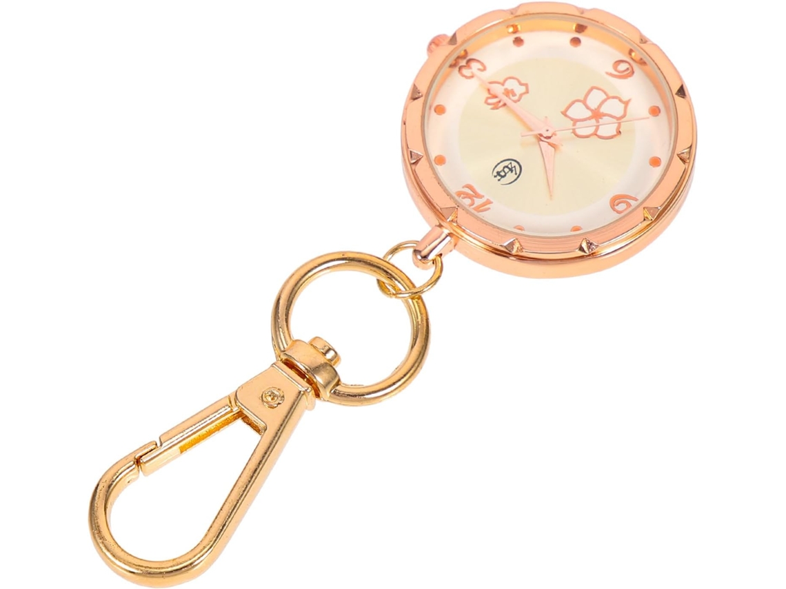 Llavero Reloj Bolsillo Enfermeras Fabricado Aleación Cristal Mecanismo Precisión Garantiza Exacta Accesorio