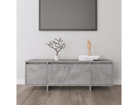 Mueble para la televisión VIDAXL Gris Madera contrachapada (120x30x40,5 cm)