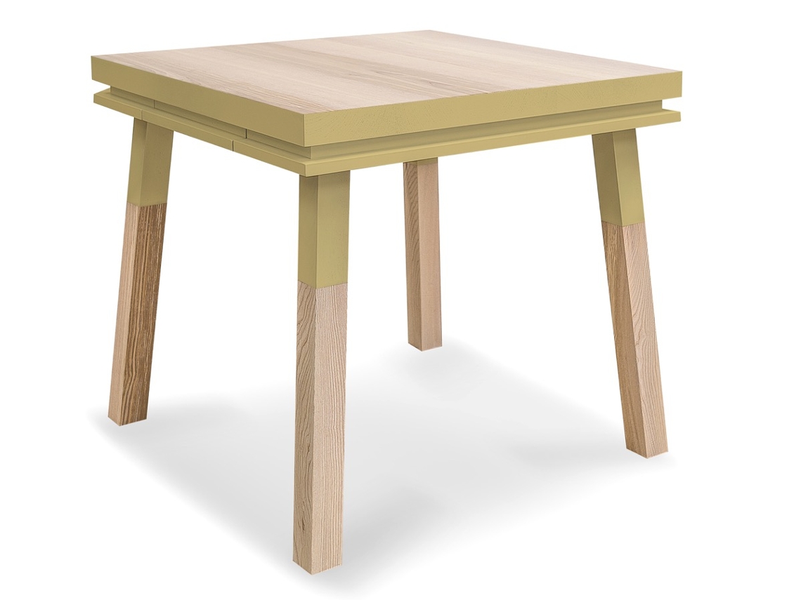 Escritorio Cadruado de Madera Maciza Con 1 Cajón 100 cm