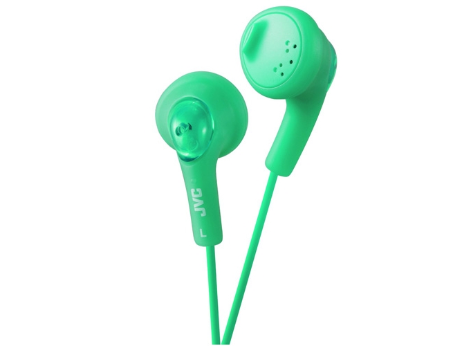 Auriculares JVC HA-F160-G Gummy (In Ear - Verde)