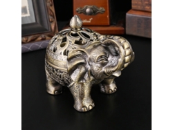 (honggu) Quemador De Incienso Y Cenicero De Aleación De Zinc, Decoración Creativa De Metal Para Sala De Estar.
