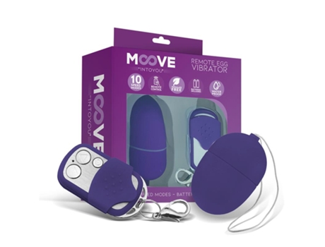 Huevo Vibrador Con Control Remoto Mini Púrpura MOOVE