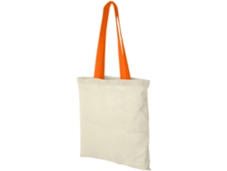 Bolsa Tote De Algodón 100 G/m² Con Asas Largas Contrastadas "nevada"