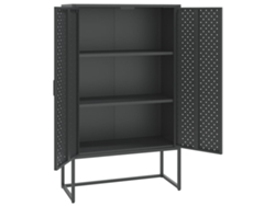 Maison Exclusive - Aparador De Acero Antracita 80x35x135 Cm