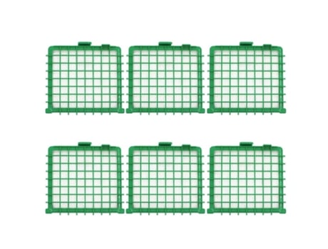 Filtro hepa lavável 6 peças para aspirador de pó rowenta ro5762 zr002901