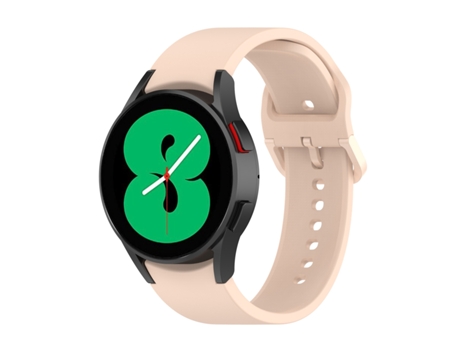 Correa de reloj inteligente para Samsung Galaxy Watch 5 de 40 mm Correa de silicona oficial, Talla: L (rosa claro)