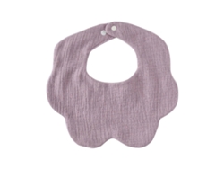Babero de lactancia moderno para bebés, práctico, absorbente, 6 capas, paño para eructar, con borde en forma de pétalo, toalla absorbente