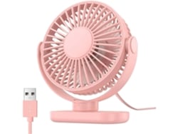 Ventilador Silencioso Ajustable Refrigeración Portátil