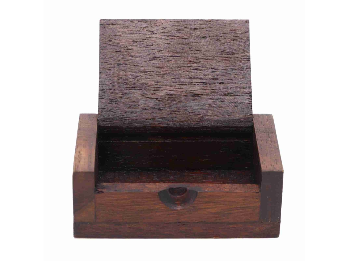Mini Estuche Portátil Para Palillos De Dientes, Bonita Caja De Almacenamiento Para El Hogar Y El Hotel, De Madera.