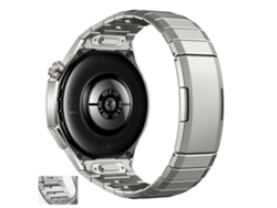 Bracelete Para Huawei Watch Gt 6 Pro - Titânio - Fecho Lateral Removível - Botão Arc Titânio
