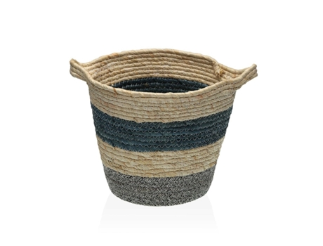 Cesta VERSA Azul Fibra 21 cm