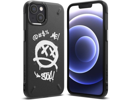 Carcasa Apple RINGKE iPhone 13 Mini Silicone Traseira 34 Negro