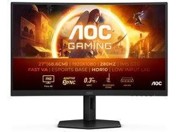 Monitor Gaming AOC C27G4ZXU (27'' - FHD - LED - 0,3 ms - 280 Hz - Negro)