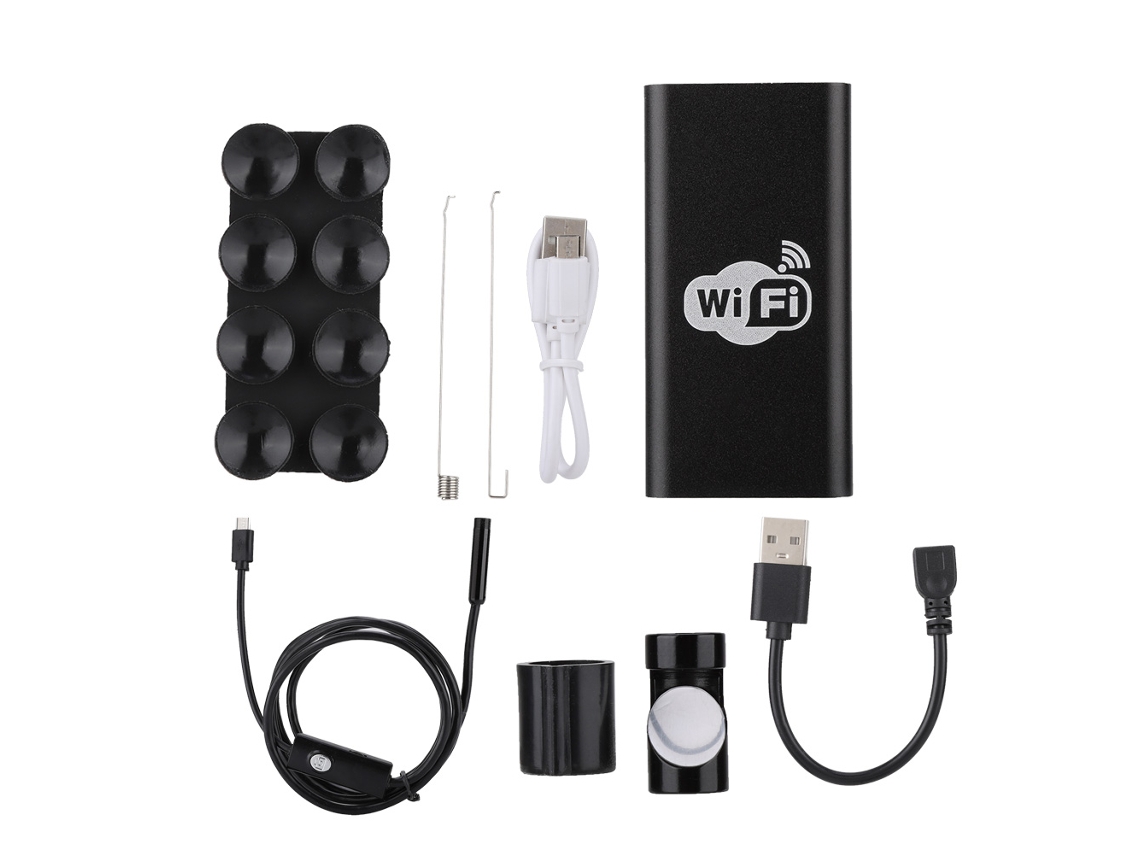 Cámara endoscópica Wifi compatible con iOS y Android de 1 m