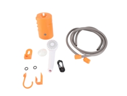 Ducha Eléctrica Portátil Para Camping Con Bomba Recargable Y Cubo Plegable Para Almacenamiento, Viajes Y Senderismo.