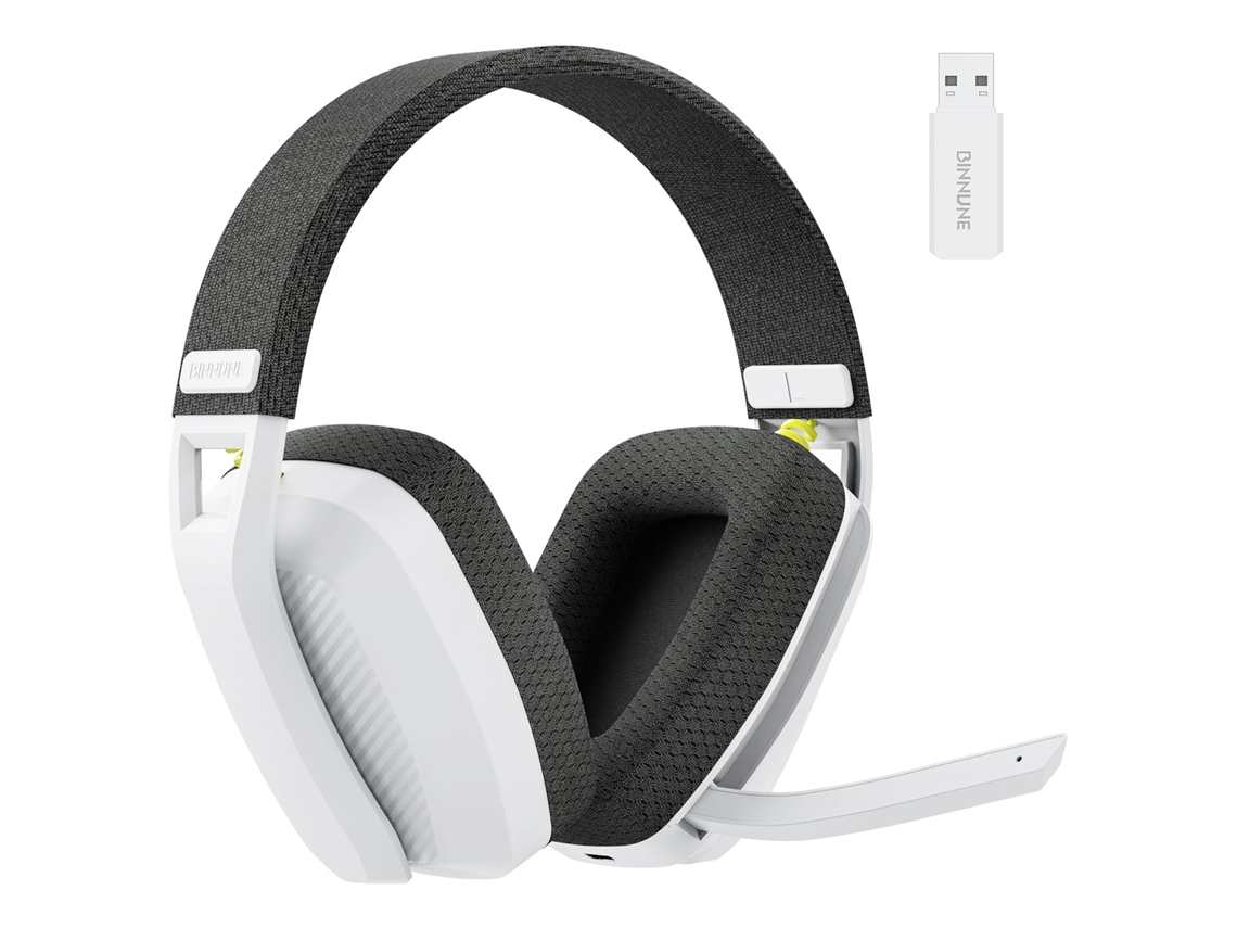 Fone De Ouvido Gamer Sem Fio Bw06 Over-ear Bt5.3 Cancelamento De Ruído 48-63h Bateria Leve
