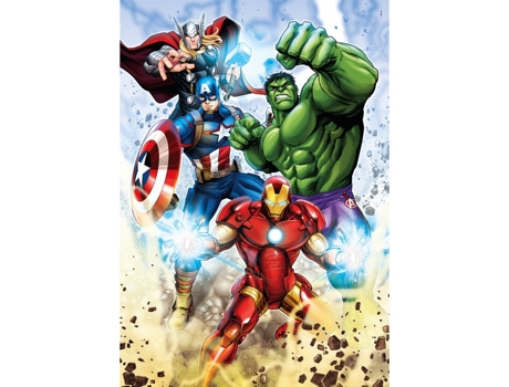 Puzzle CLEMENTONI Supercolor Marvel Avengers rompecabezas 60 pieza(s) Cómics