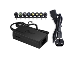 Cargador Universal Para Portátil De 96 W Con Adaptador De Ca Y 8 Enchufes De Cc Ajustables De 12 V A 24 V (enchufe Británico).