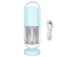 Humidificador Portátil Ultrasilencioso Con Luz Led Rgb, Niebla Fina, 200 Ml, Azul Cielo, Para Bebés, Coche Y Viajes.