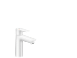 HANSGROHE Talis E mezclador monomando de lavabo 110 CoolStart, sin residuos emergentes, proyección de 112 mm, Color: blanco mate
