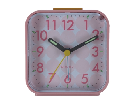 Reloj despertador pequeño de color caramelo, reloj despertador silencioso de moda, reloj de escritorio, reloj despertador de estudio para niños